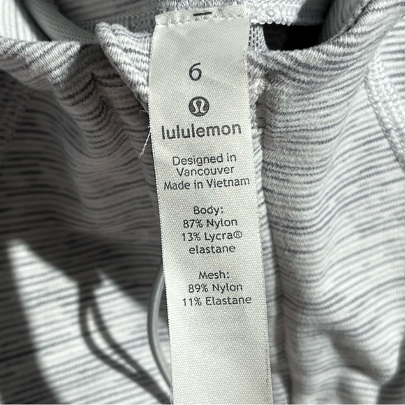 Lululemon Define Jacket Wee Are From Space Nimbus Battleship Women’s Size 6 - Picture 5 of 5